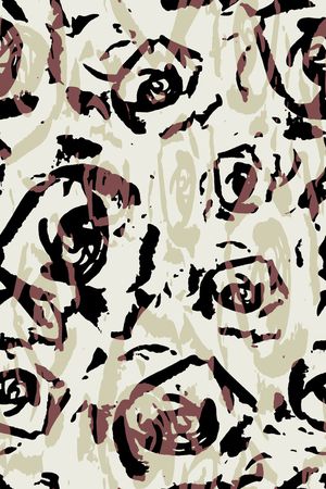 抽象花卉印花华亿平台图片