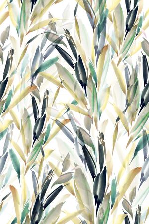 绿植树叶印花华亿平台图片