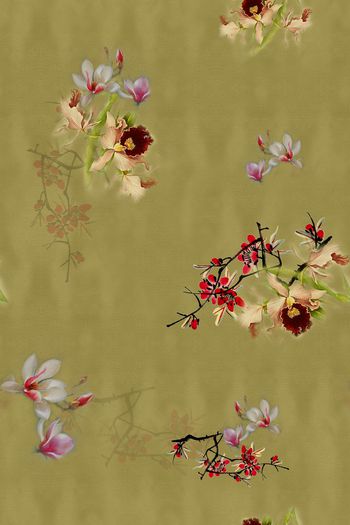 旗袍印花华亿平台图片