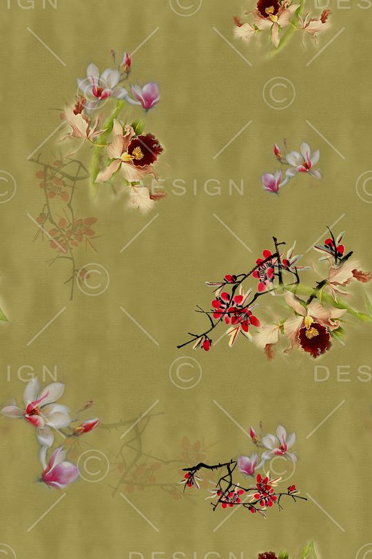 旗袍印花华亿平台图片