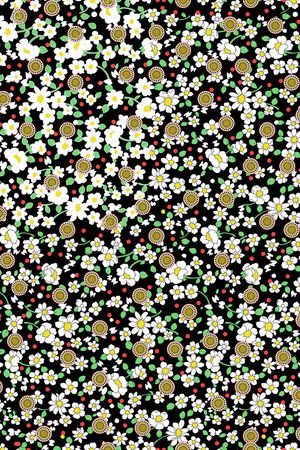 抽象花卉印花华亿平台图片