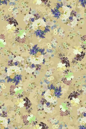 复古印花华亿平台图片