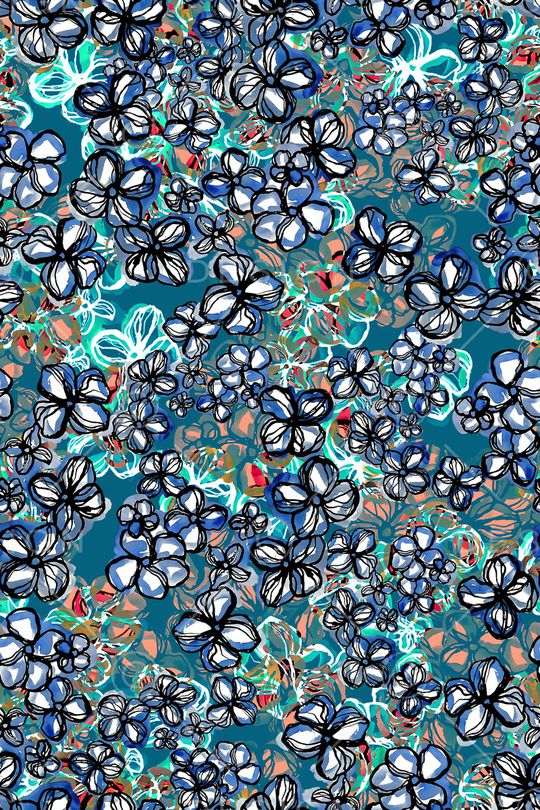 复古印花华亿平台图片