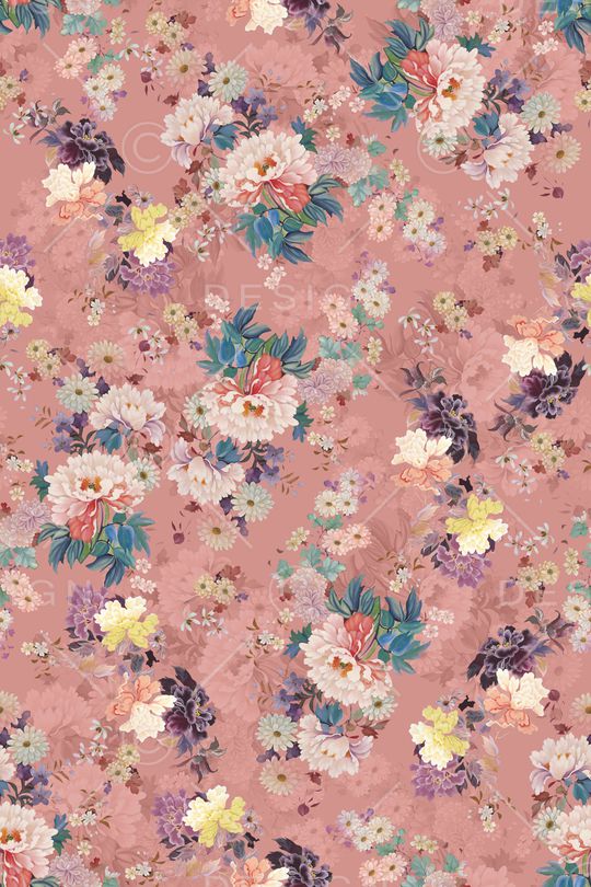 复古印花华亿平台图片