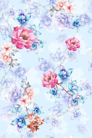 绿植树叶印花华亿平台图片