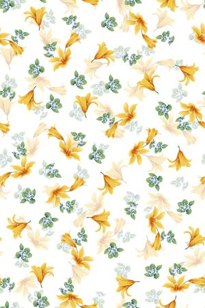 绿植树叶印花华亿平台图片