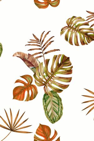 绿植树叶印花华亿平台图片