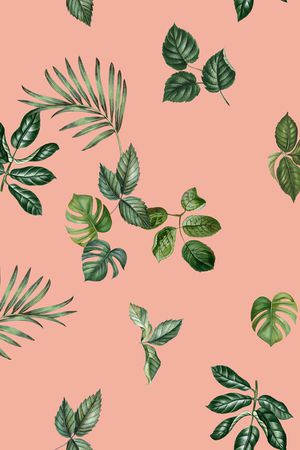 绿植树叶印花华亿平台图片