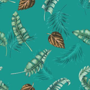 绿植树叶印花华亿平台图片