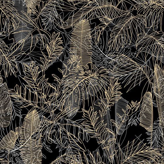 绿植树叶印花华亿平台图片