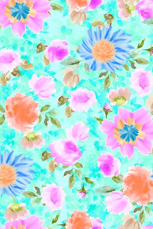 水彩印花华亿平台图片