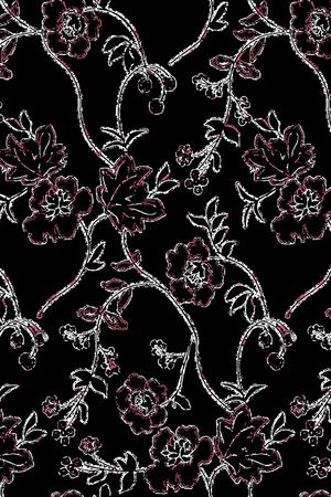 抽象花卉印花华亿平台图片