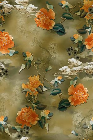 旗袍印花华亿平台图片