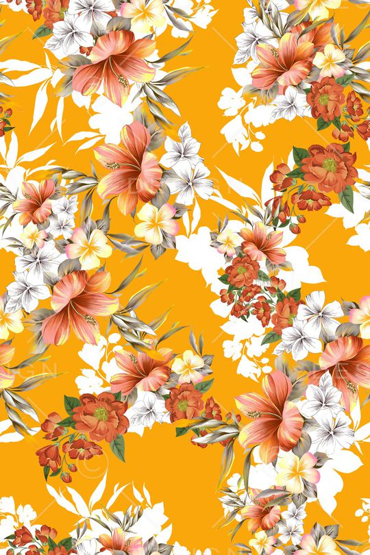 绿植树叶印花华亿平台图片