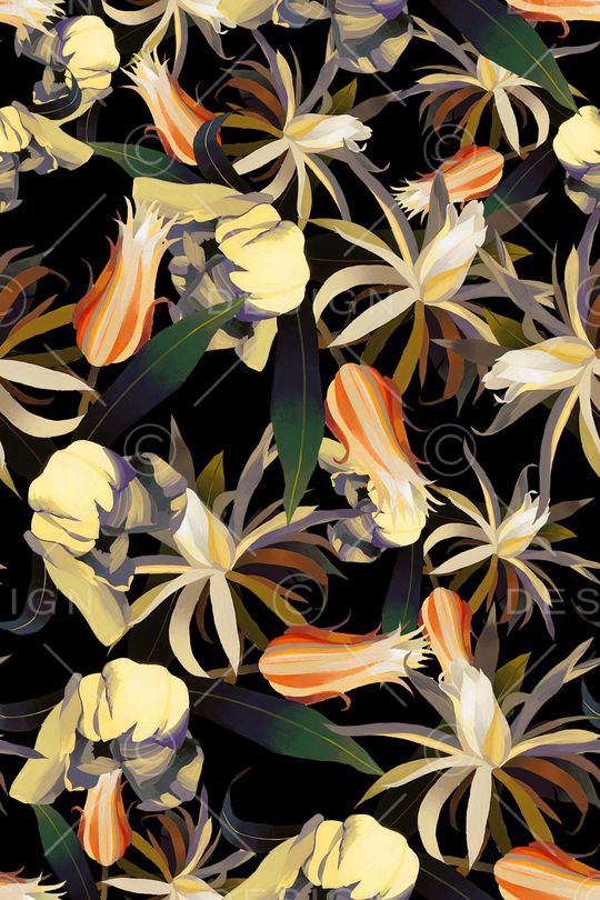 绿植树叶印花华亿平台图片