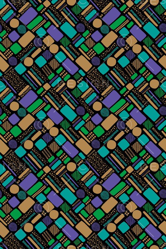 几何印花华亿平台图片