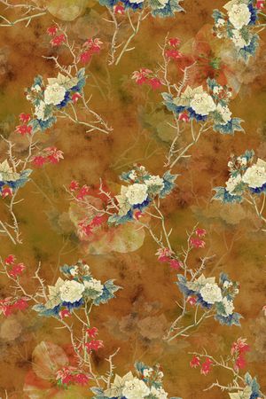 复古印花华亿平台图片