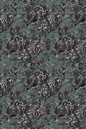 佩斯利印花华亿平台图片