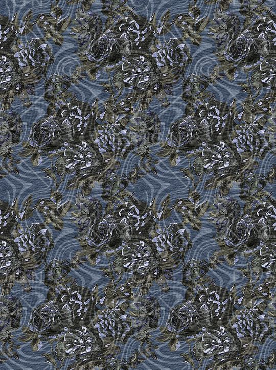 佩斯利印花华亿平台图片