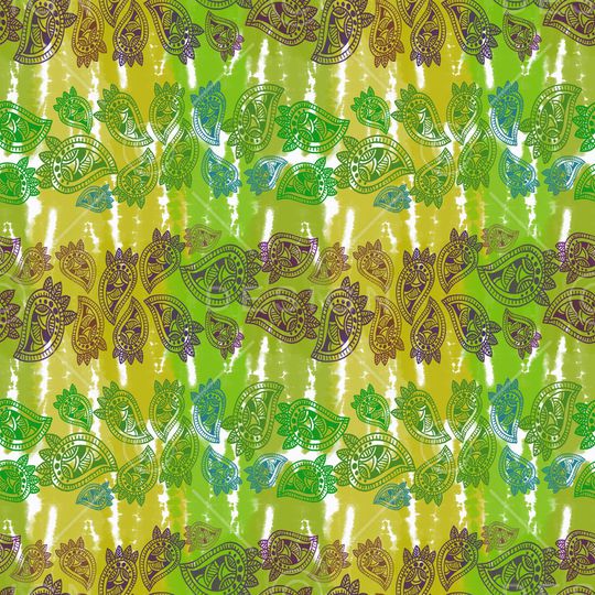 佩斯利图案印花华亿平台图片