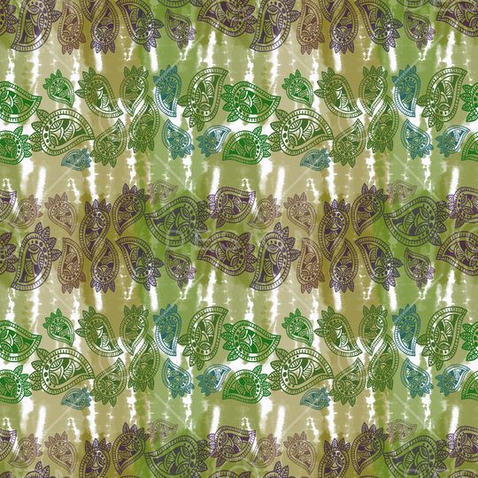 佩斯利图案印花华亿平台图片