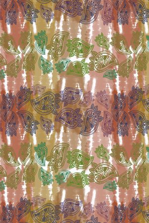 佩斯利图案印花华亿平台图片