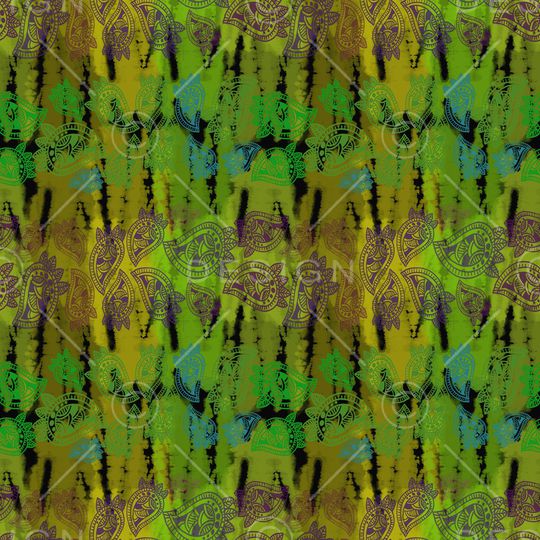 佩斯利图案印花华亿平台图片