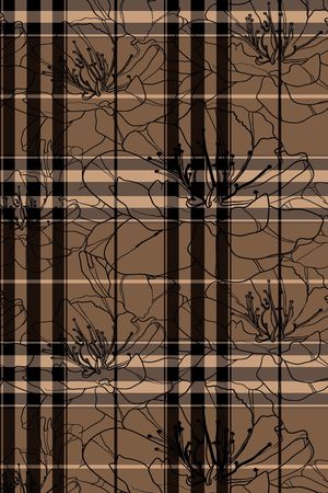 格子印花华亿平台图片