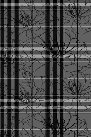 格子印花华亿平台图片