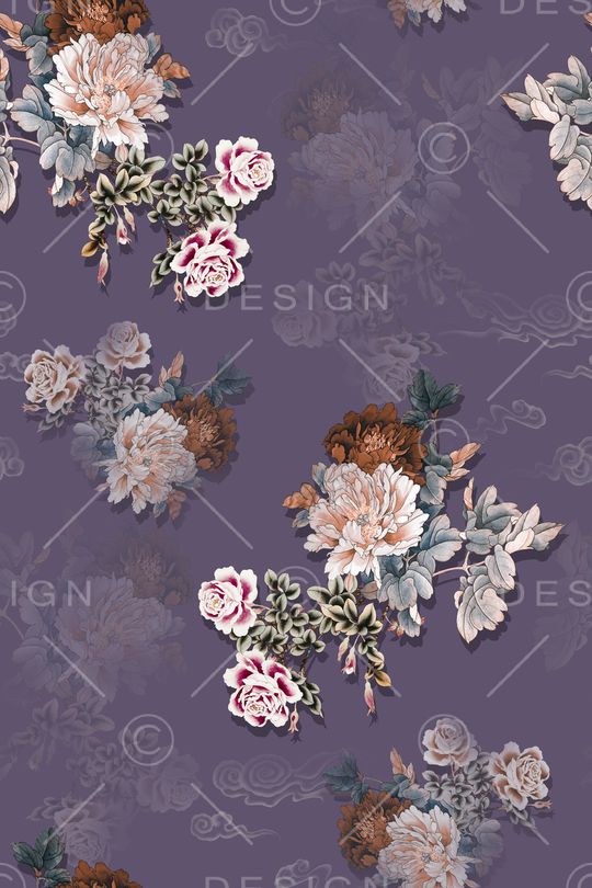 中国风印花华亿平台图片