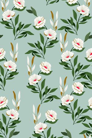 抽象花卉印花华亿平台图片