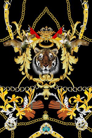 几何印花华亿平台图片