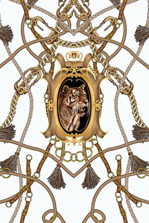 几何印花华亿平台图片