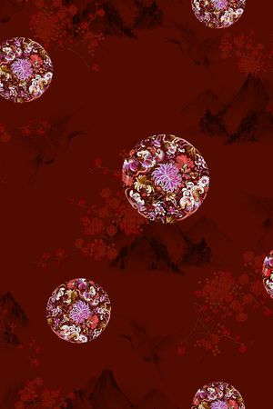 民族风印花华亿平台图片