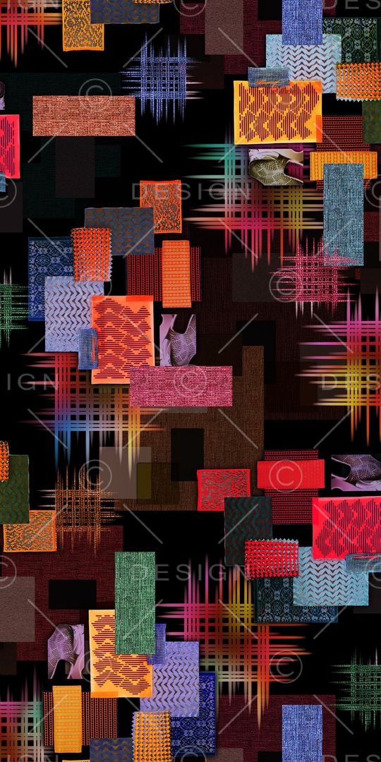 几何印花华亿平台图片