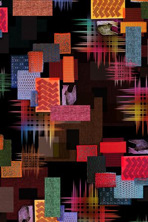 几何印花华亿平台图片