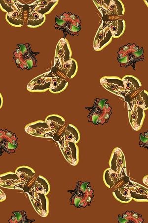 抽象花卉印花华亿平台图片