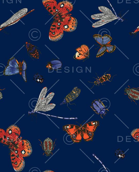 蜻蜓印花华亿平台图片