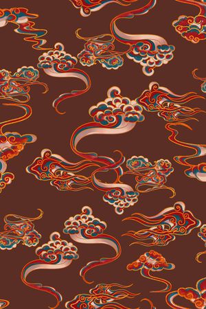 祥云印花华亿平台图片