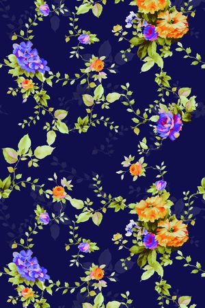 复古印花华亿平台图片