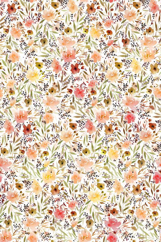 清爽底花卉印花华亿平台图片