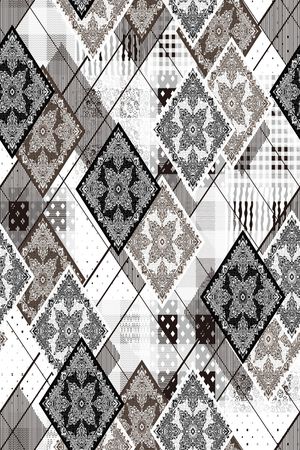 几何印花华亿平台图片