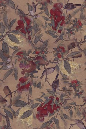 花鸟印花华亿平台图片