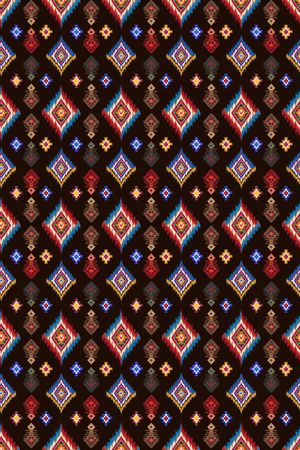 民族风印花华亿平台图片