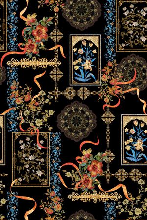 民族风印花华亿平台图片