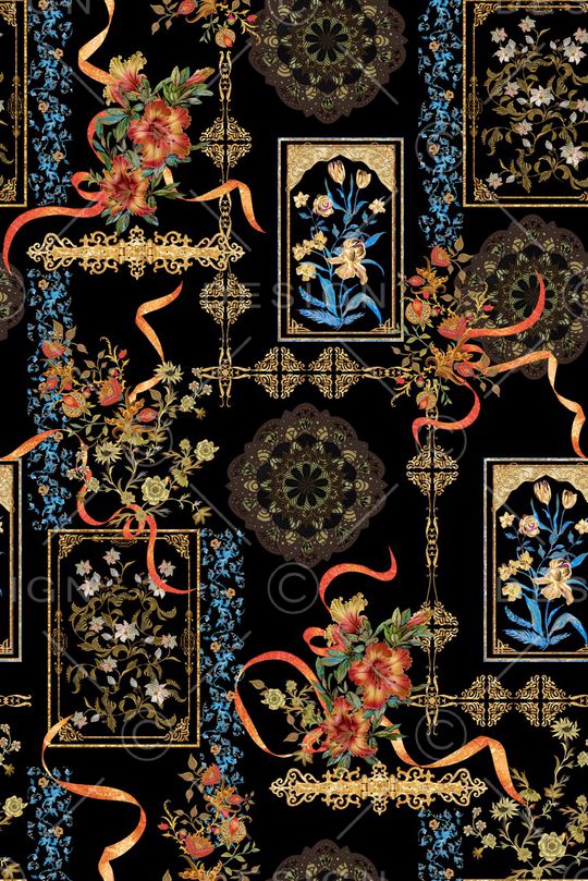 民族风印花华亿平台图片