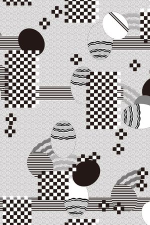 几何印花华亿平台图片