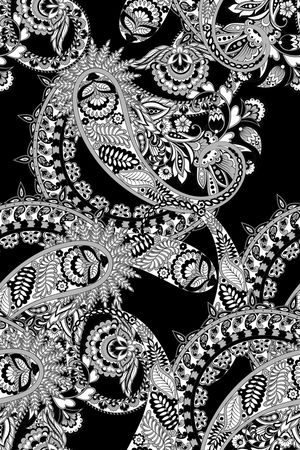 黑白华亿平台印花华亿平台图片