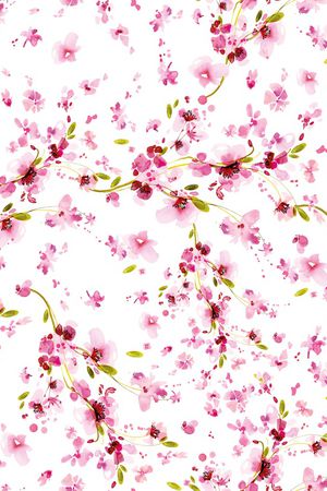 小碎花印花华亿平台图片