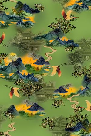 水彩印花华亿平台图片